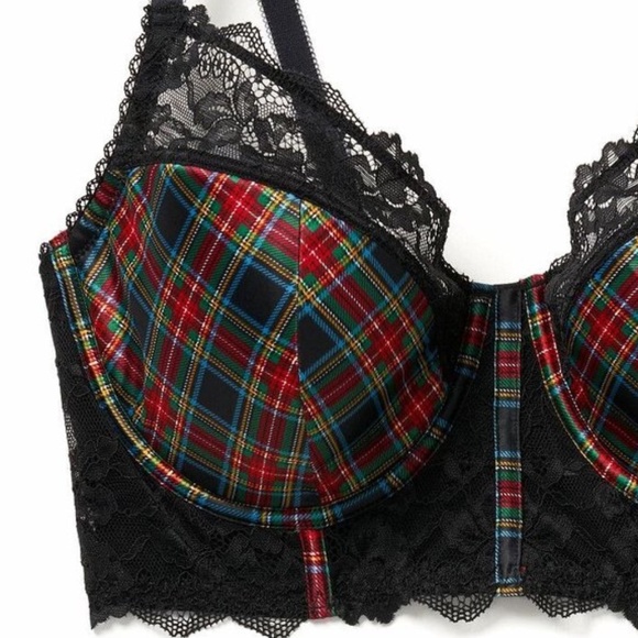 1+1 2pcs Victoria’s Secret + Green Plaid Intimates Bundle - Picture 6 of 14